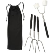 Extendable 34" Roasting Sticks with Carrying Case 11