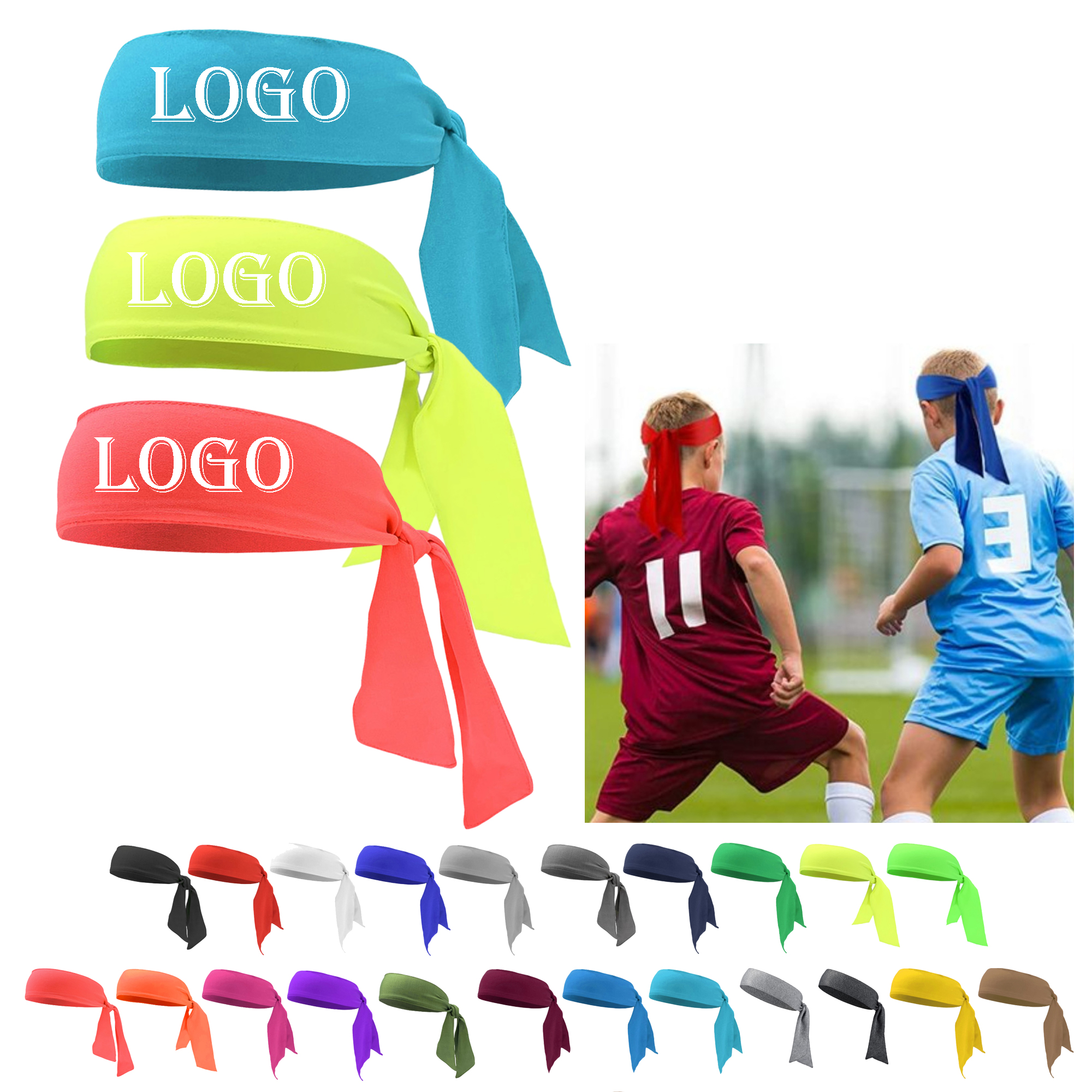 41in Breathable Sports Headband MOQ30PCS 2