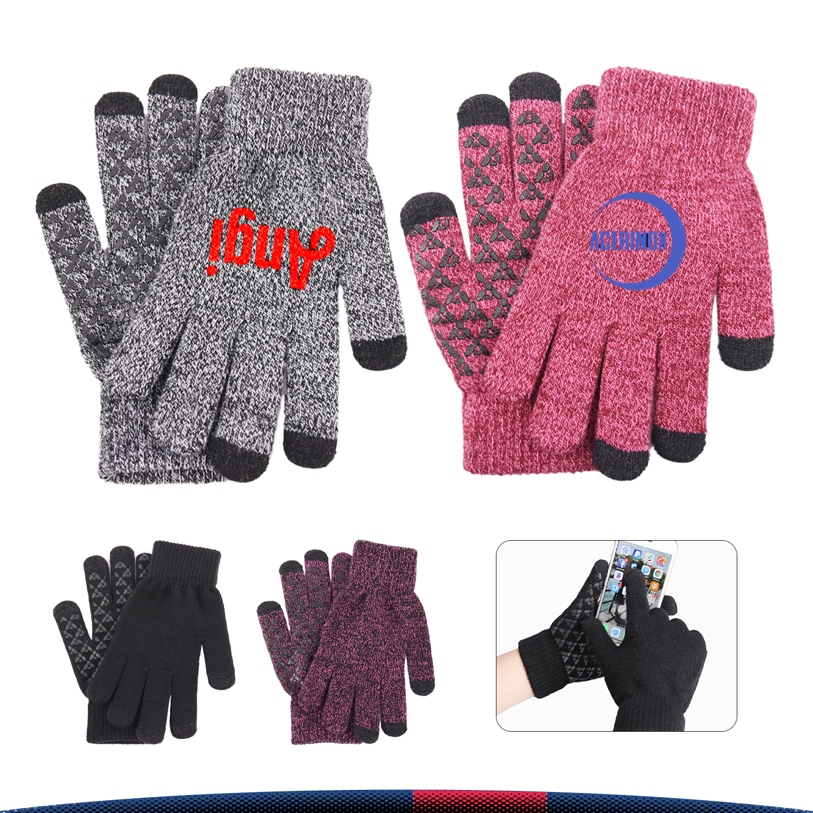 Knitted Warm Gloves 3