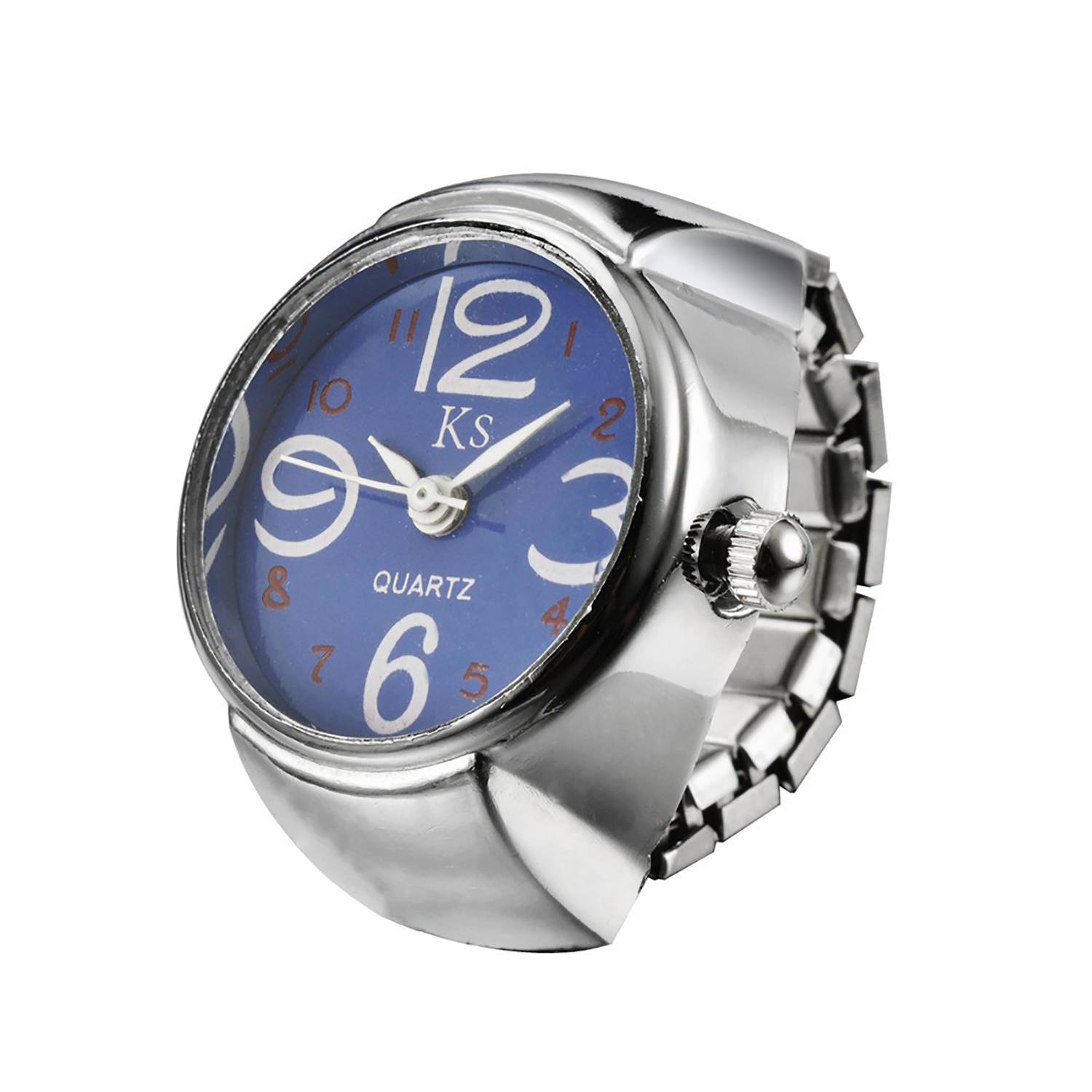 Watch-shaped Alloy Ring 1