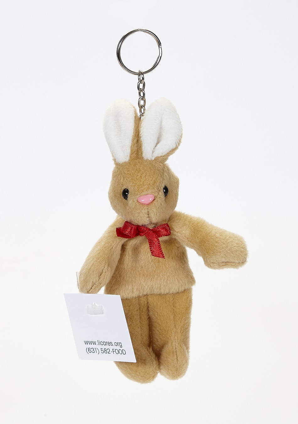 Stuffed Animal Keychain - Bunny, Latte 2