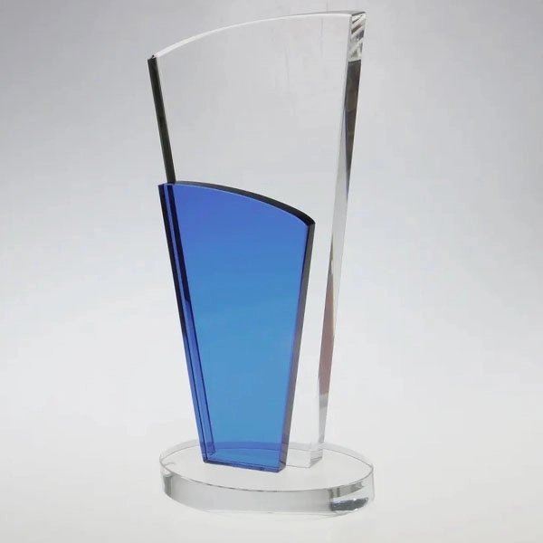 Blue Torch Crystal Trophy Award 3