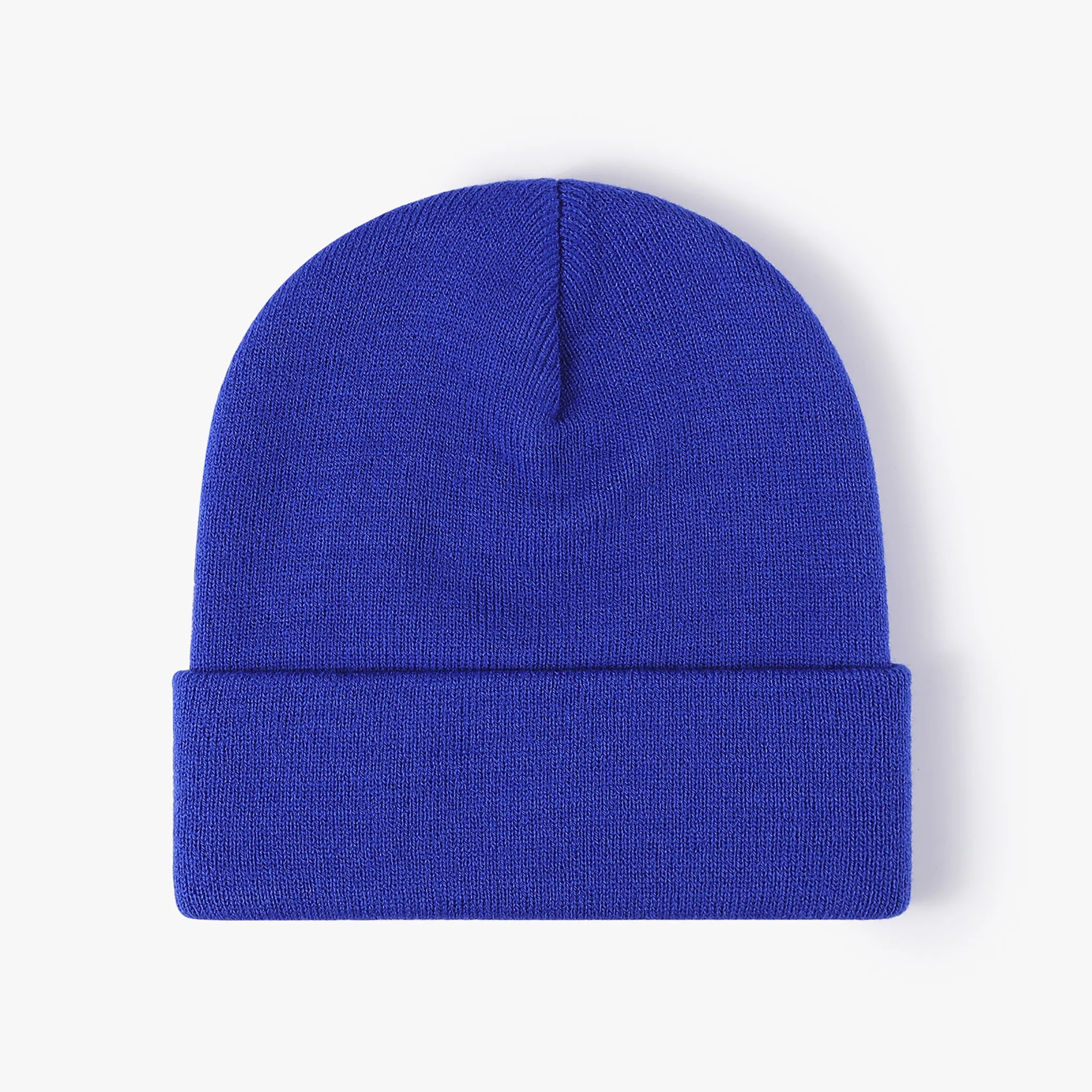 Unisex Acrylic Knit Cuffed Beanie Caps 4