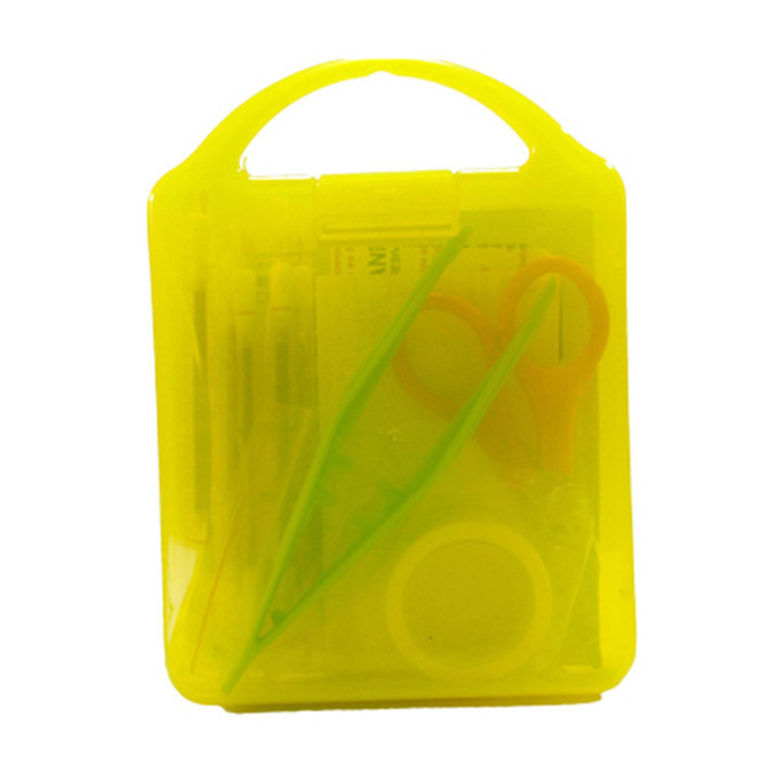 Mini Plastic First Aid Case Kit 6