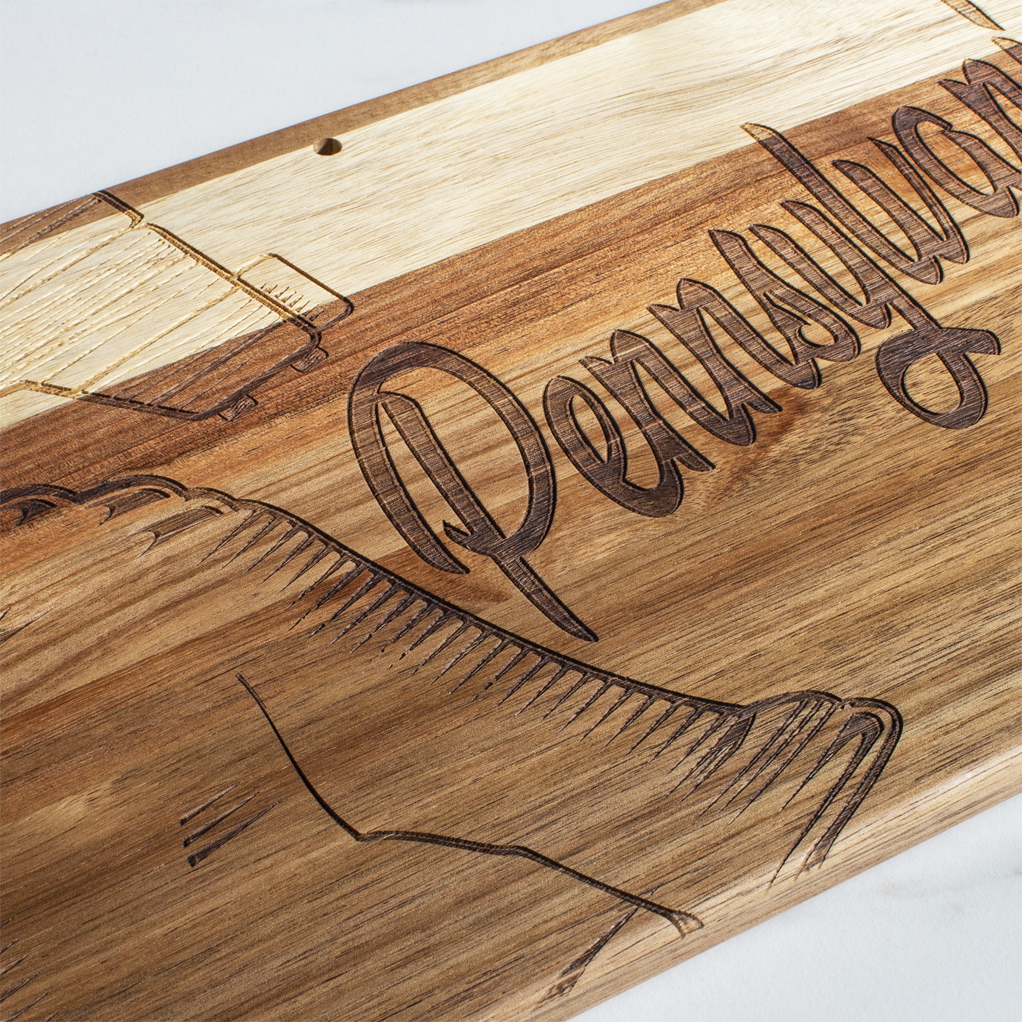 Rock & Branch® Origins Series Pennsylvania State Shaped Wood Serving and Cutting Board 6