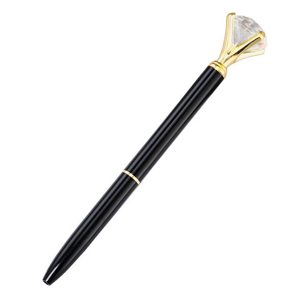 Big Crystal Diamond Metal Ballpoint Pen 5