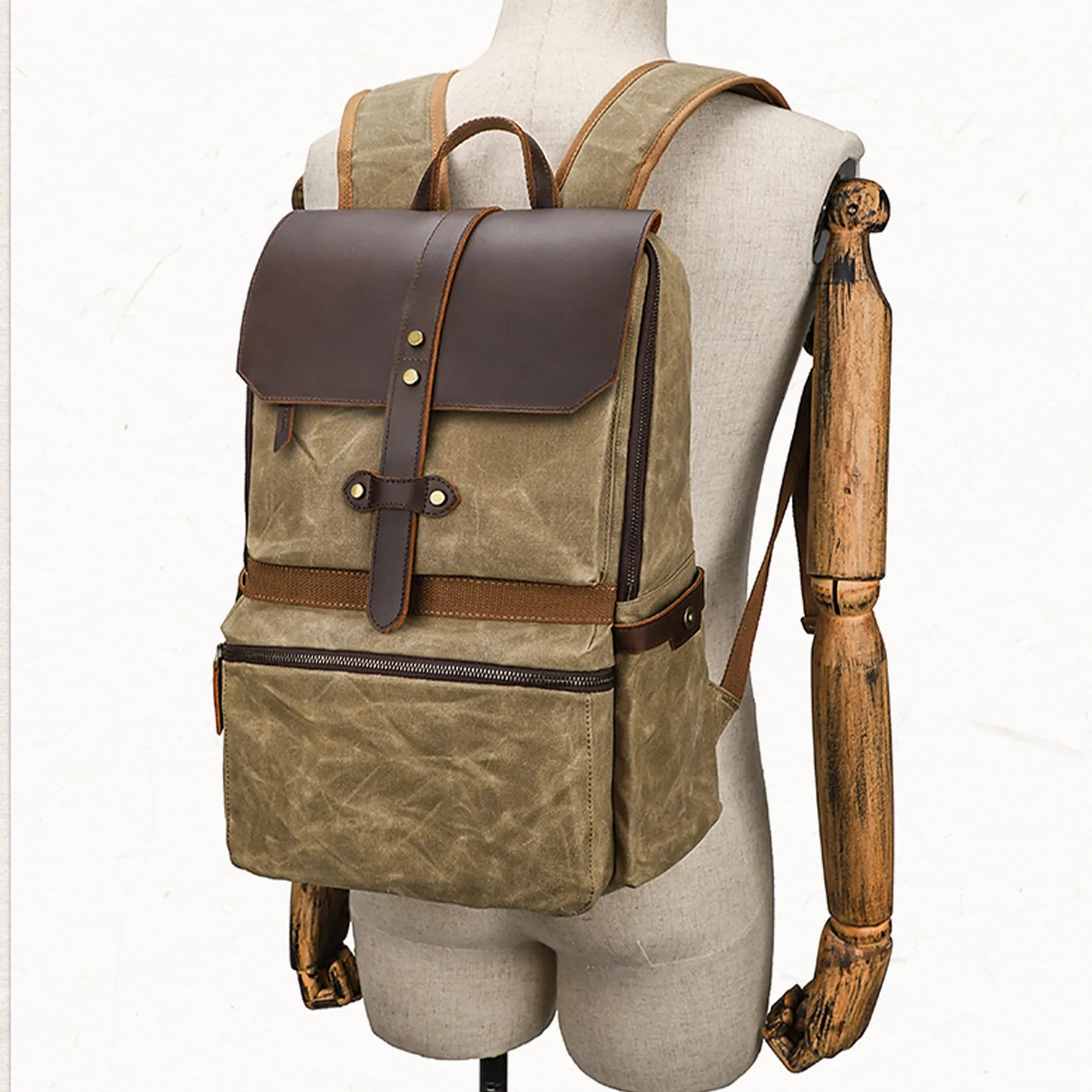 Leather Backpack for Men 4