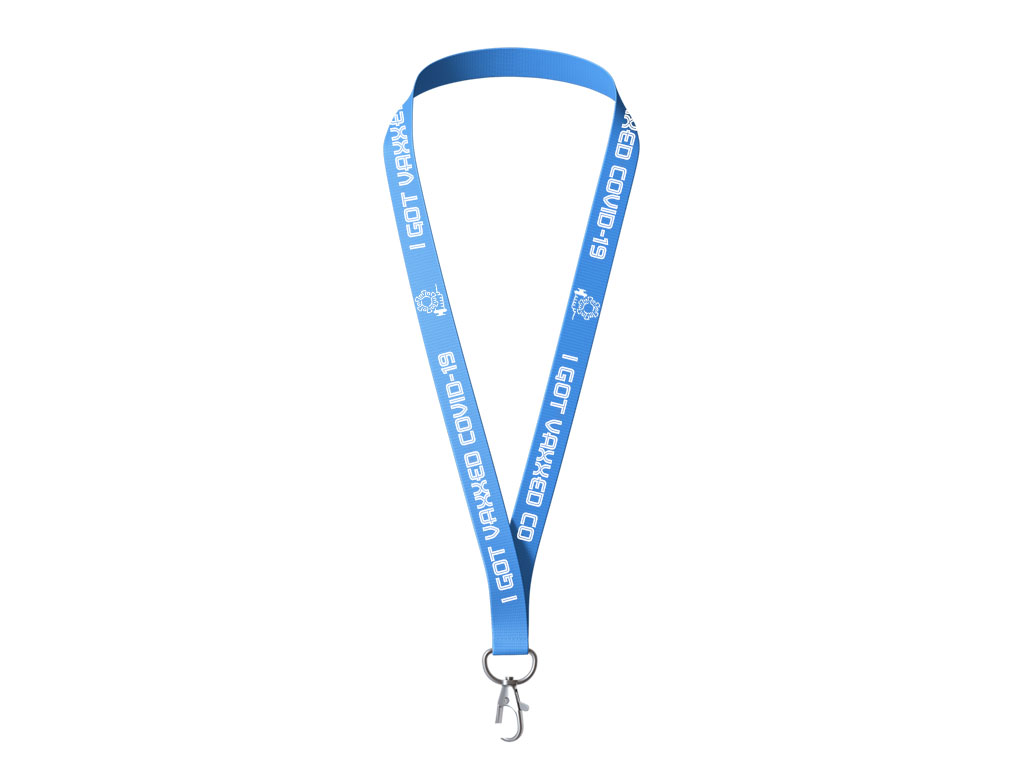 I GOT VAXXED COVID-19 Polyester Lanyards 3