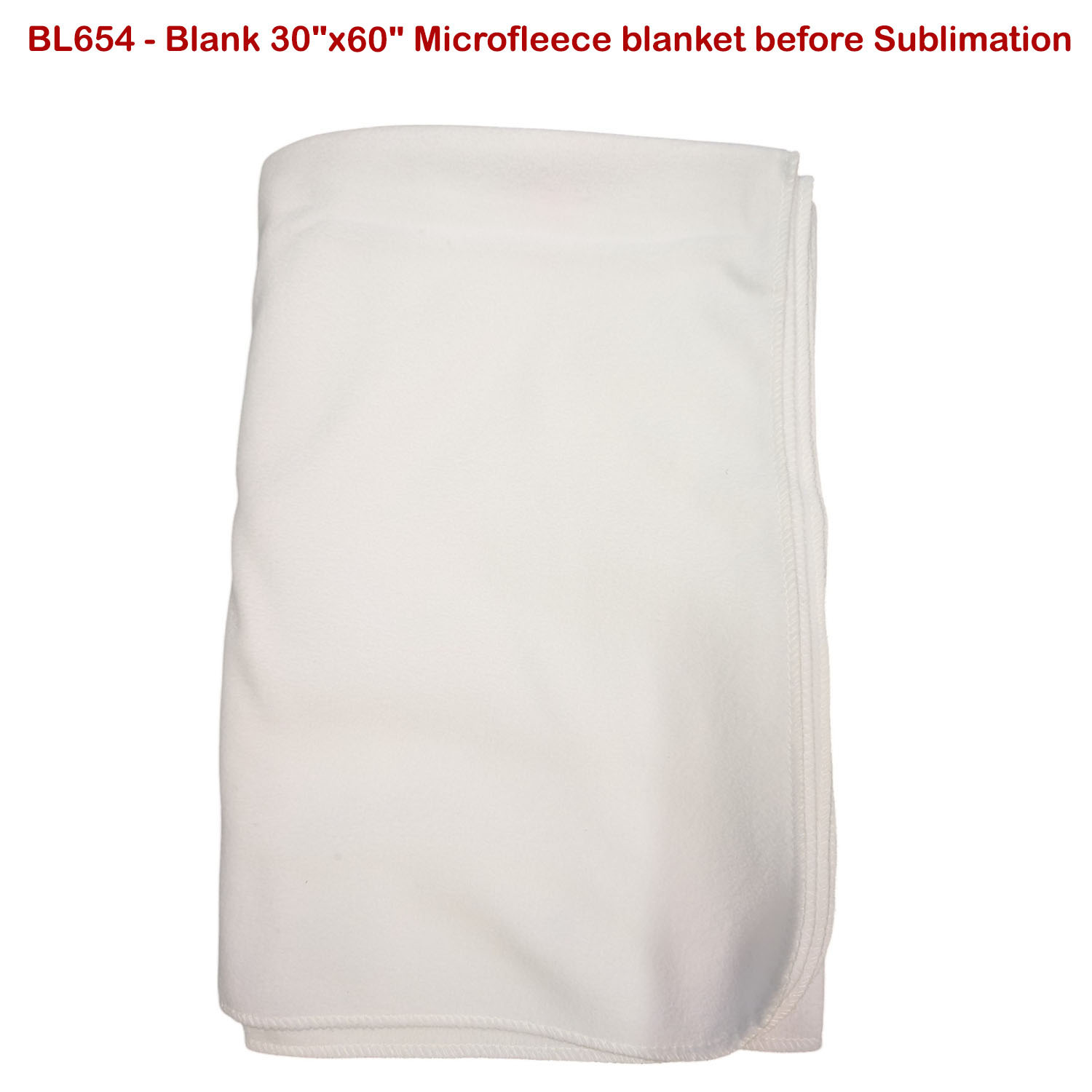 72 Hr Fast Ship - Ultra Soft and Smooth Microfleece Blanket, 30x60, Sublimated Edge to Edge 1 side 4