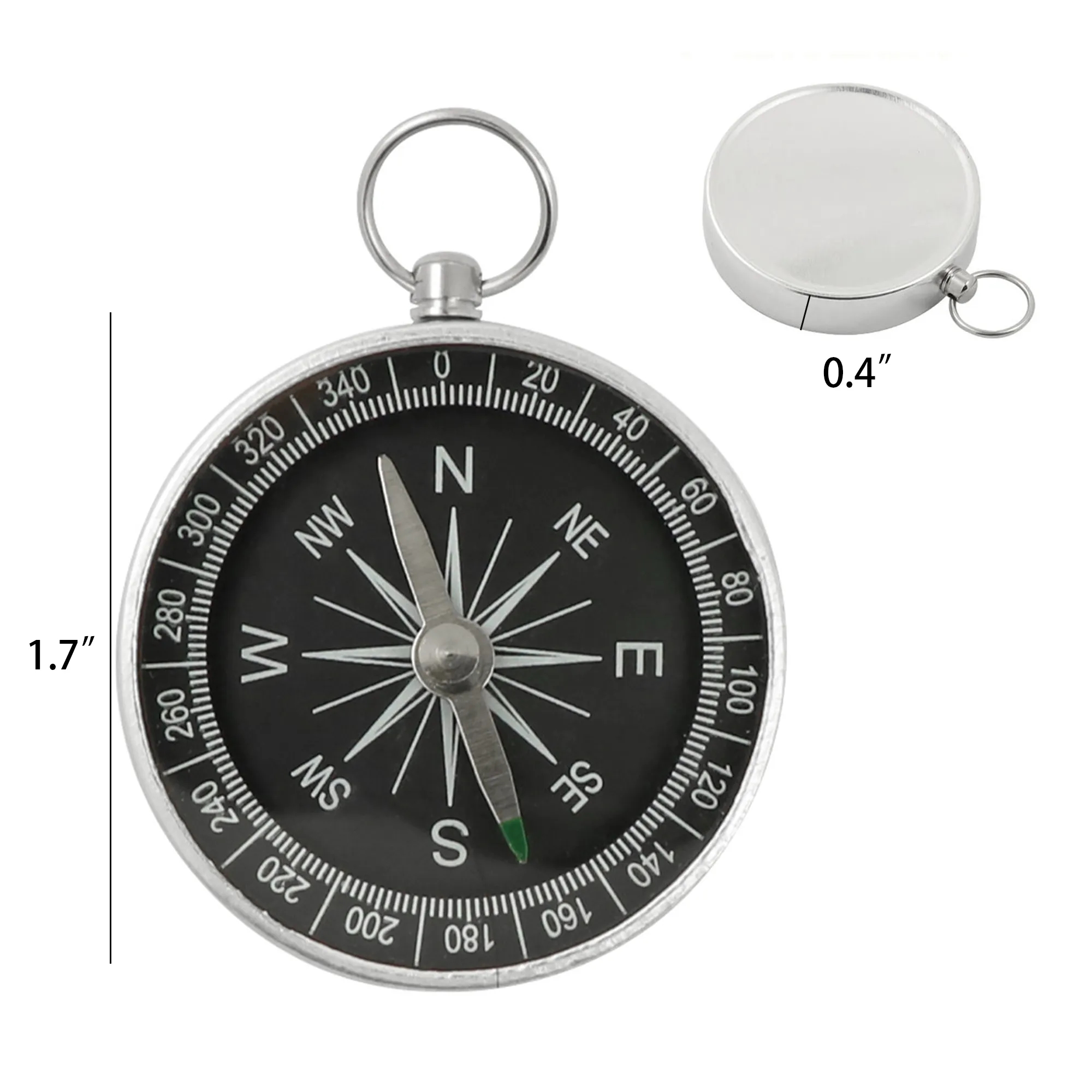 Outdoor Aluminum Alloy Compass 4