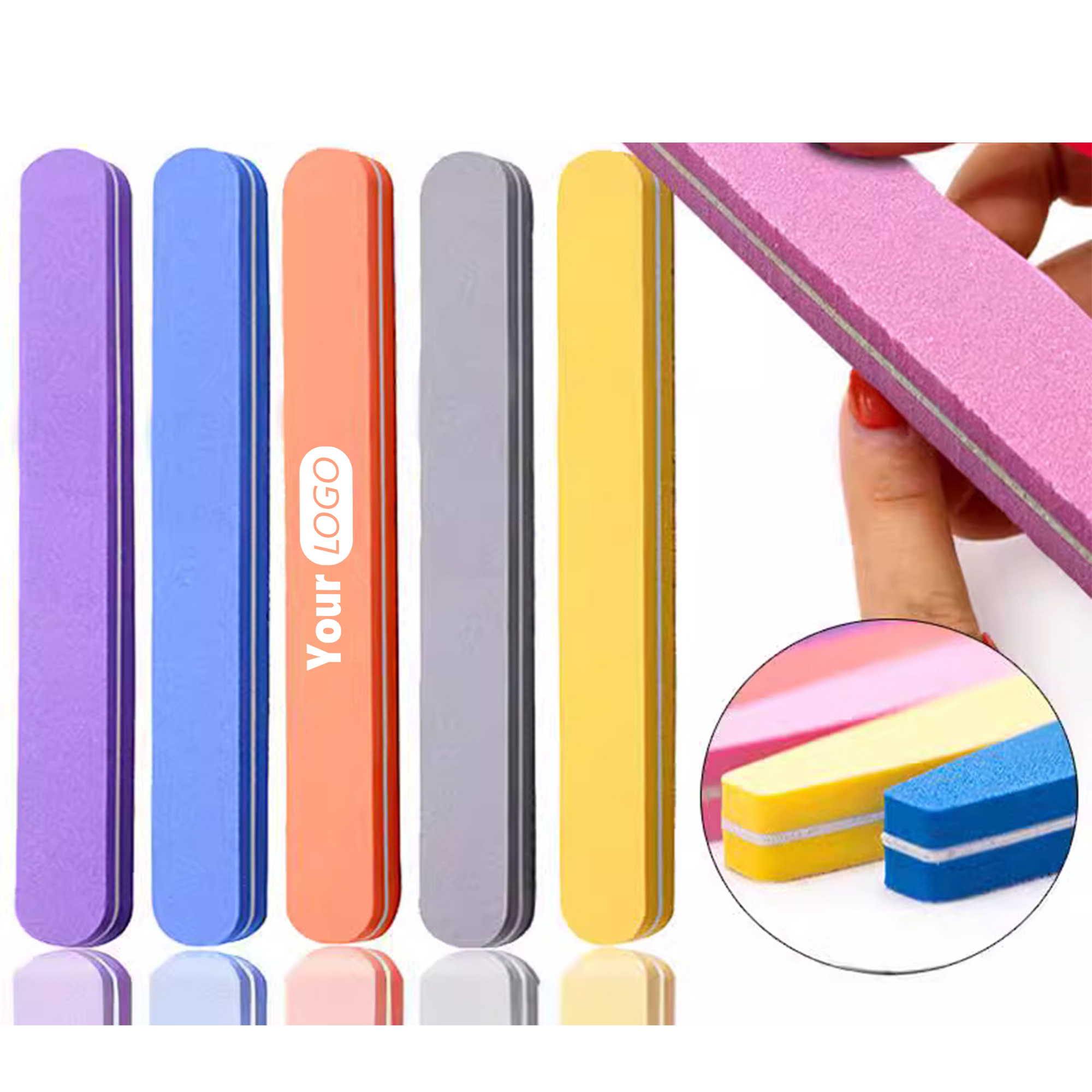 Double-Sided EVA Nail File Buffer Stick 2