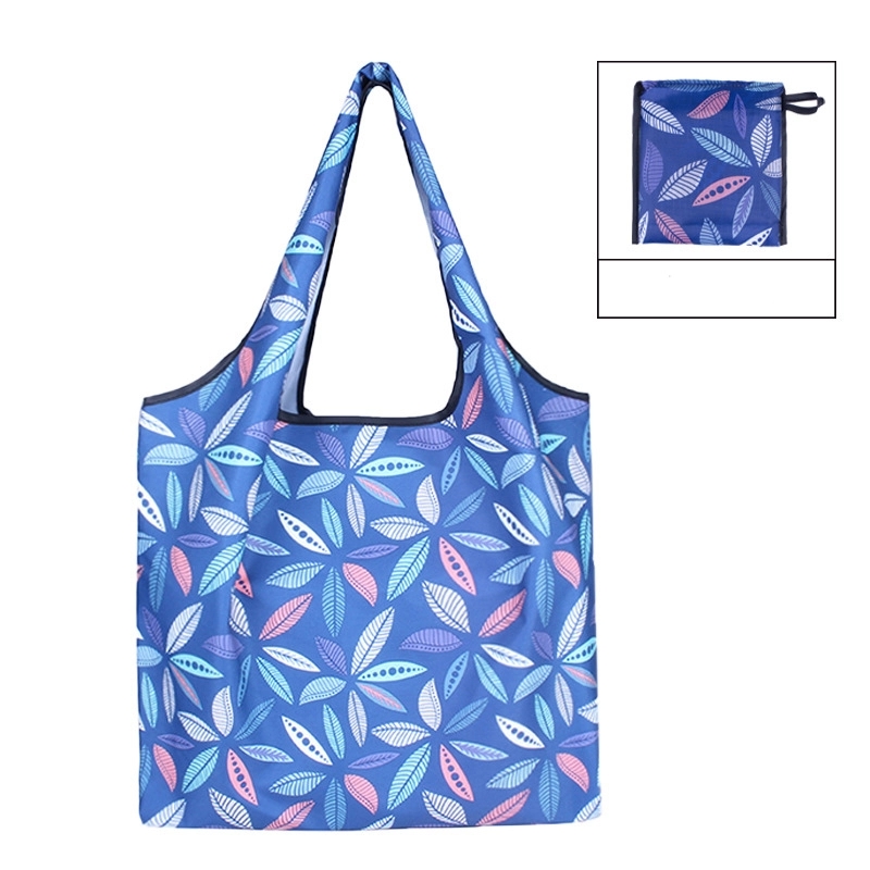 Custom 210D Rip-Stop T-Shirt Style Foldable Bag 4
