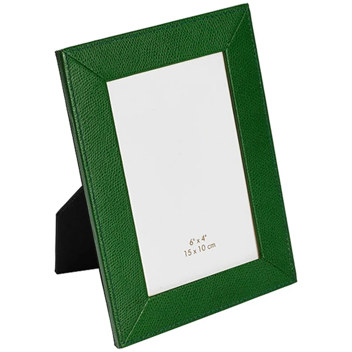 Leather Picture Photo Frame Leather Border Fabric Easel 3
