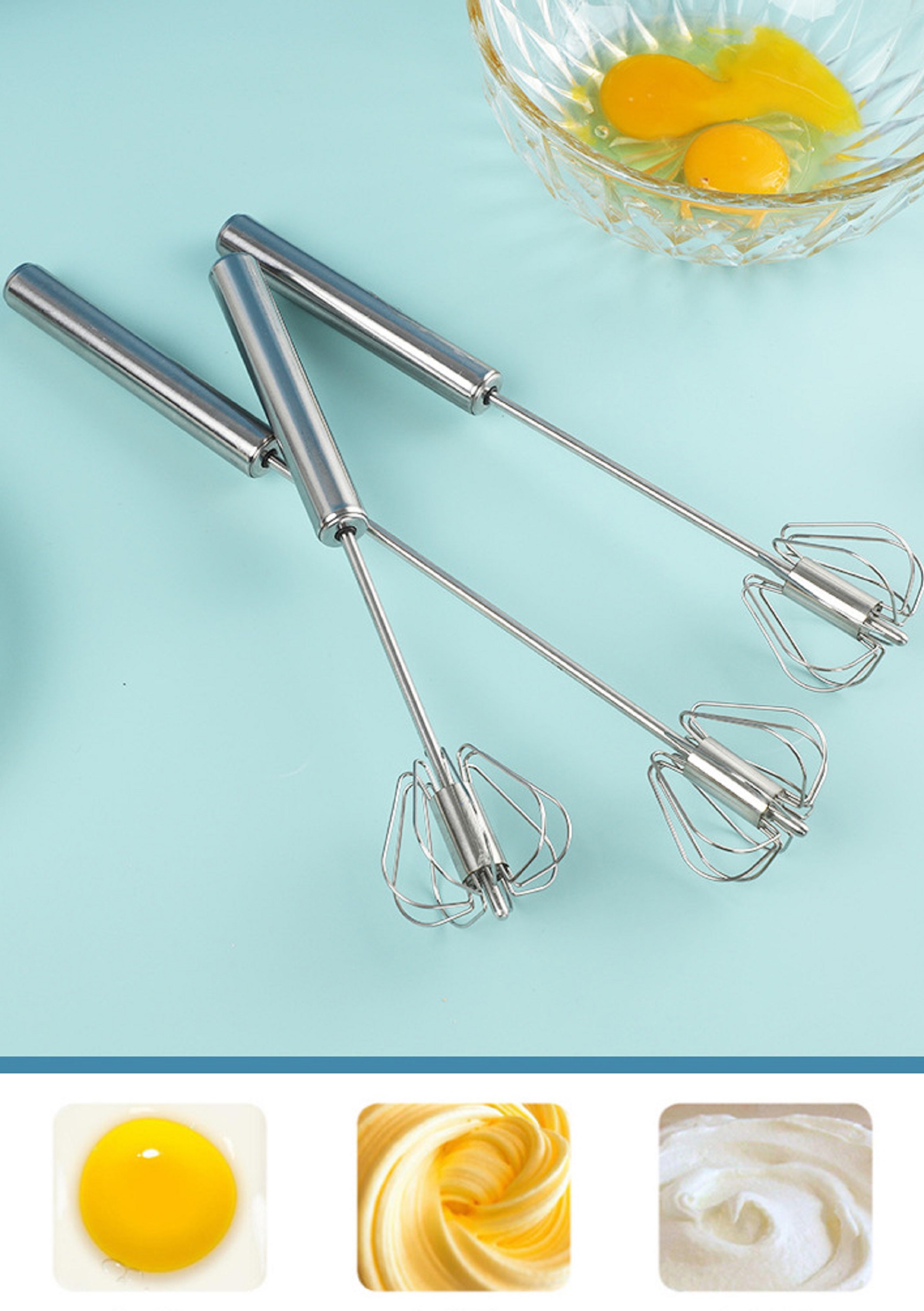 Stainless Steel Egg Whisk 6