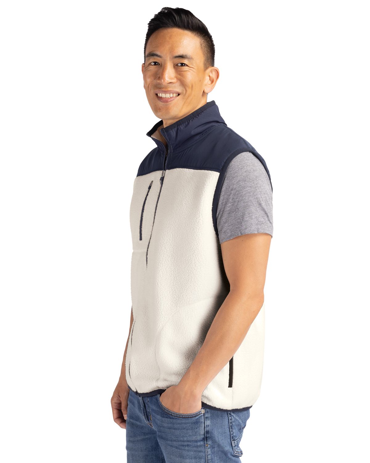 Cutter & Buck Cascade Eco Fleece Mens Vest 26