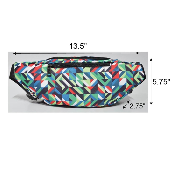 Sublimation Waist Bag w/ 1 Pocket 11x3x5 in 1