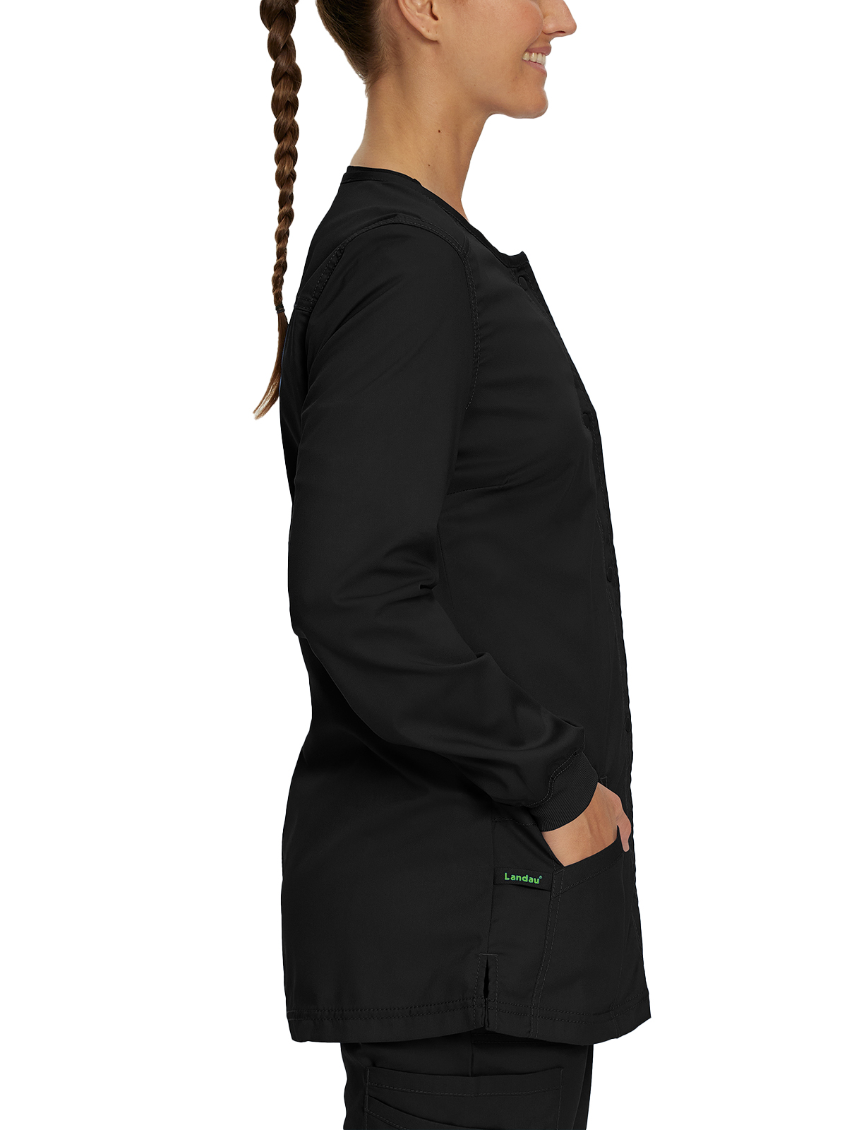 Landau - ProFlex - Women's Three-Pocket Snap Front Jacket 22