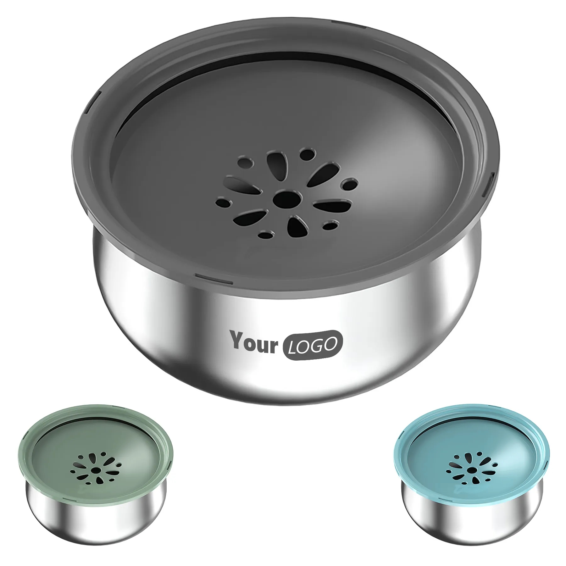 Stainless Steel Large Capacity Pet Water Bowl