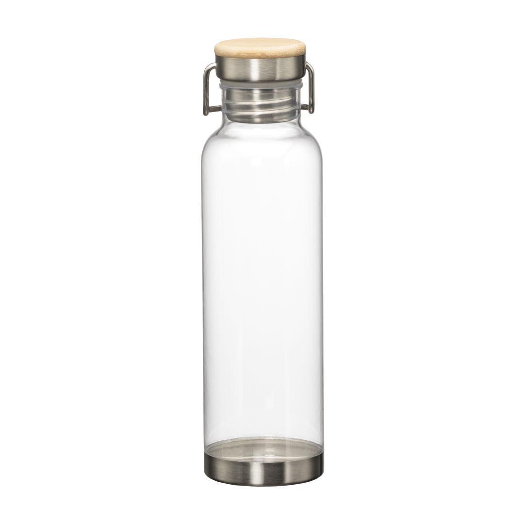 MacLeod Bottle w/ Bamboo Twist Lid - 27oz, custom water bottle with logo imprint 16