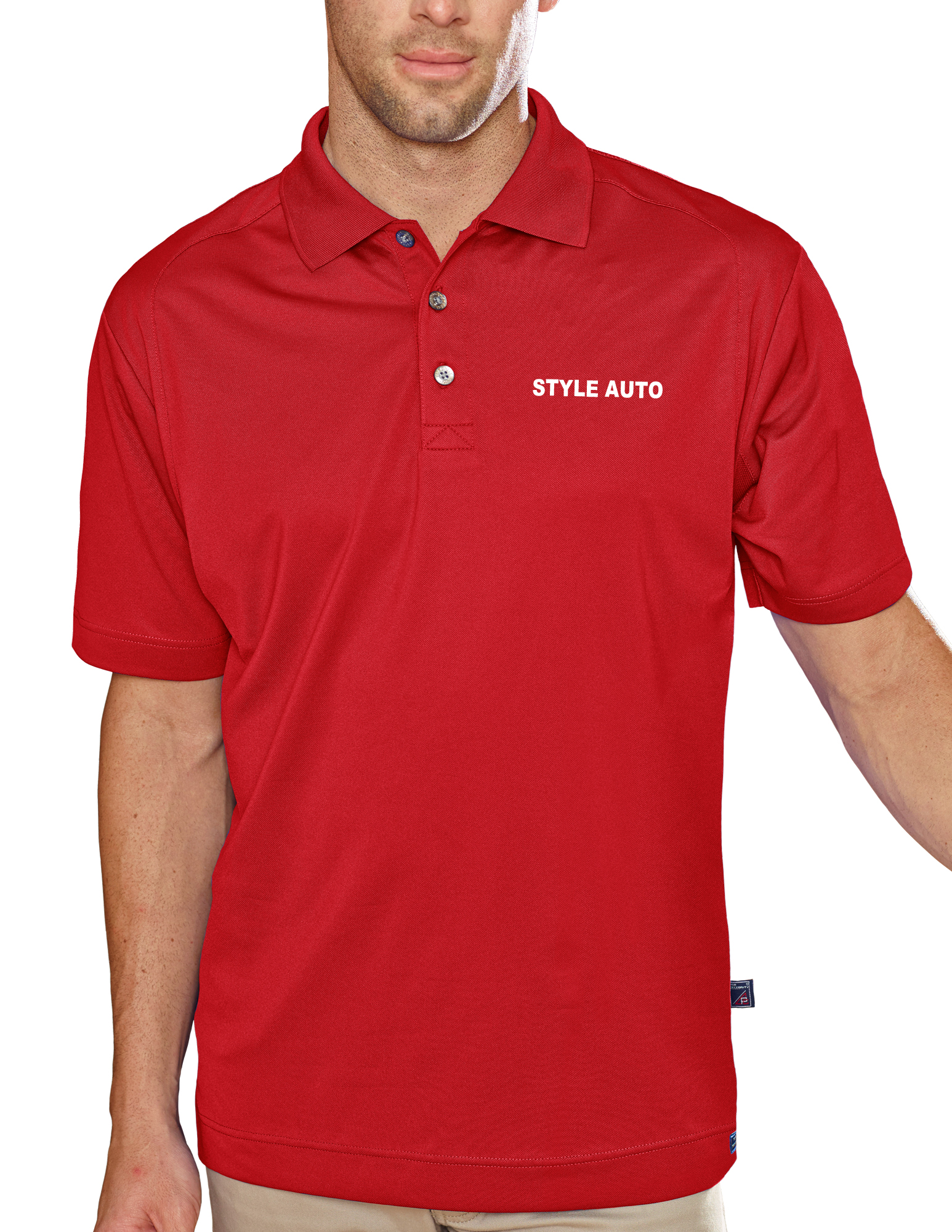 Men's Style-Auto Hybrid Cooler Polo Shirt 8