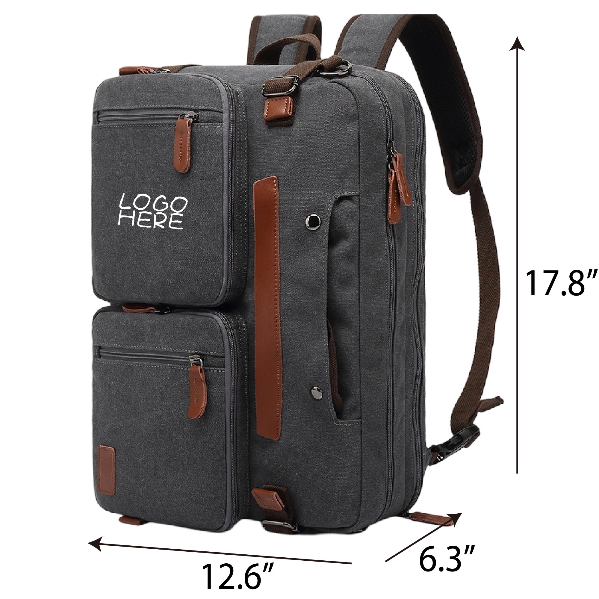 Water Resistant Multifunctional Business Backpack 2