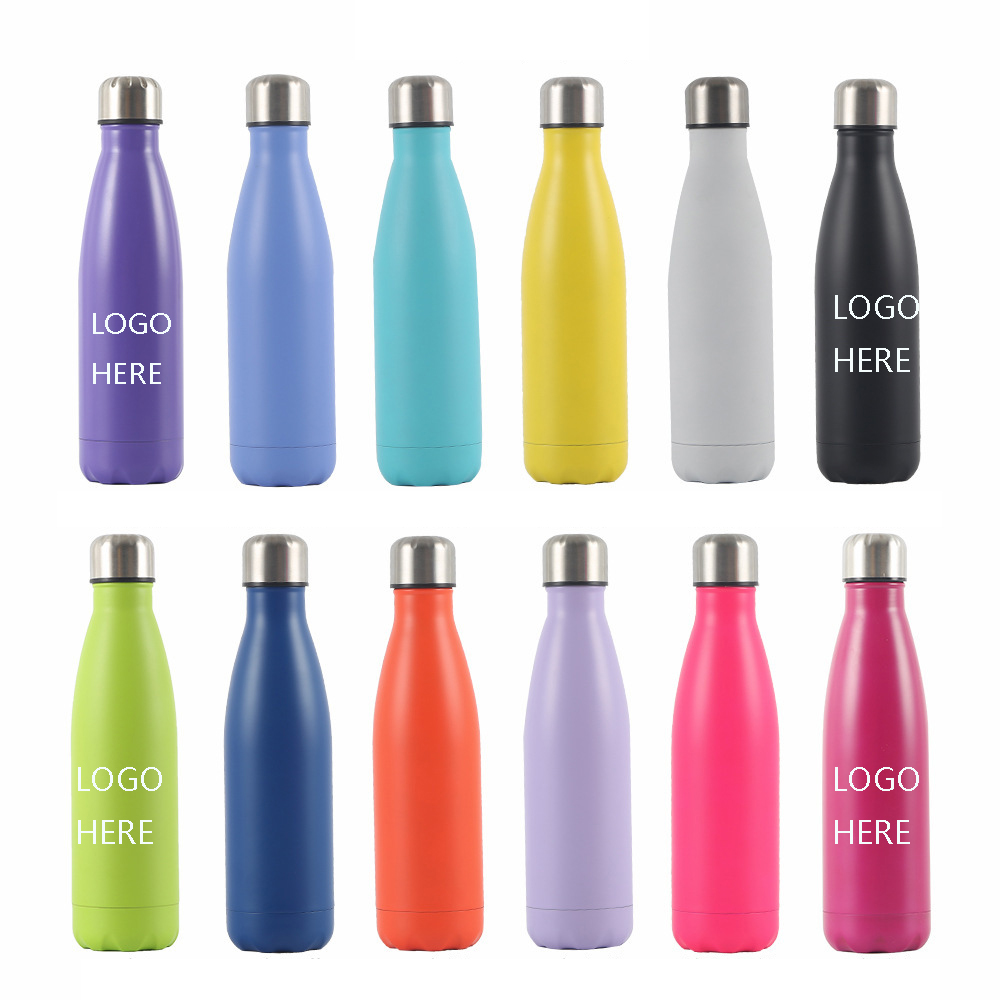 17Oz Matt Stainless Steel Vacuum Insulated Water Bottle 2