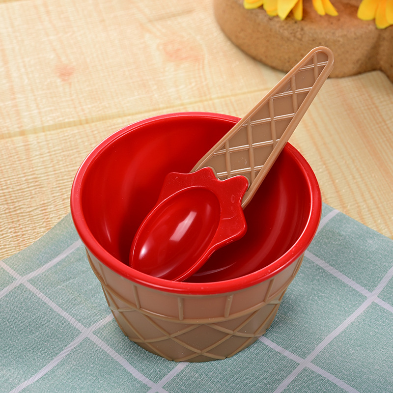 Ice Cream Bowls and Spoons for Summer/Holiday/Parties 13