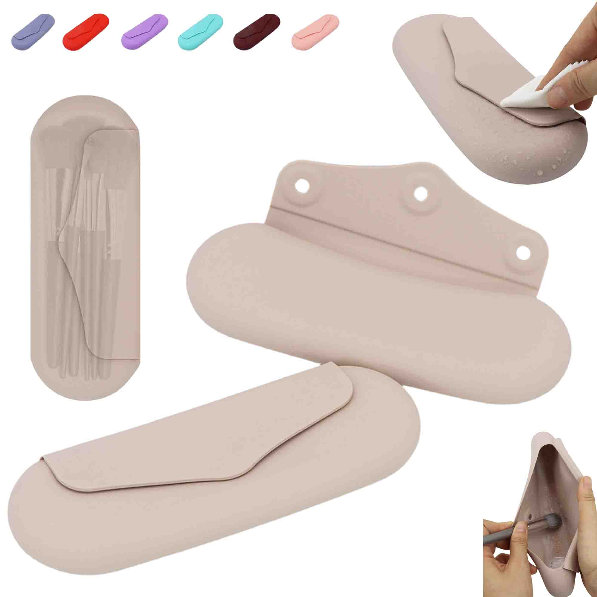 Soft & Silky Silicone Cosmetic Brush Box 2