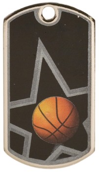 Basketball Star Metal Dog Tag 2