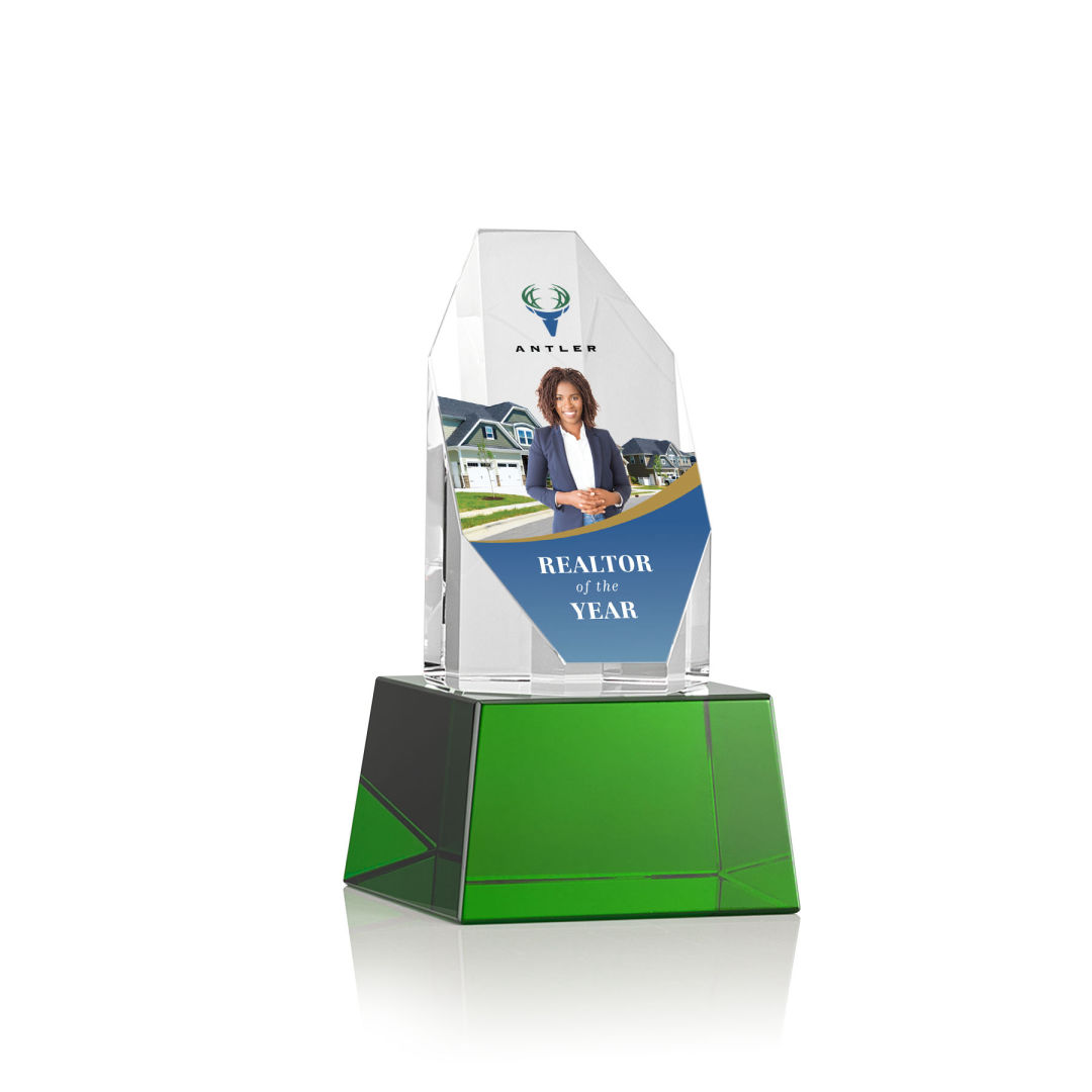 Barrhaven VividPrint™ Award on Base - Green