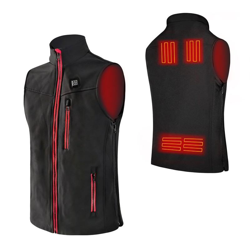 Usb Battery Unisex Warming Heated Motorcycle Vest 2