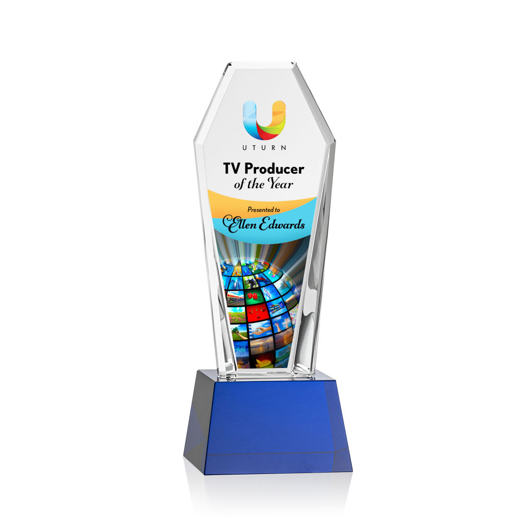 Romford VividPrint™ Award on Base - Blue 3