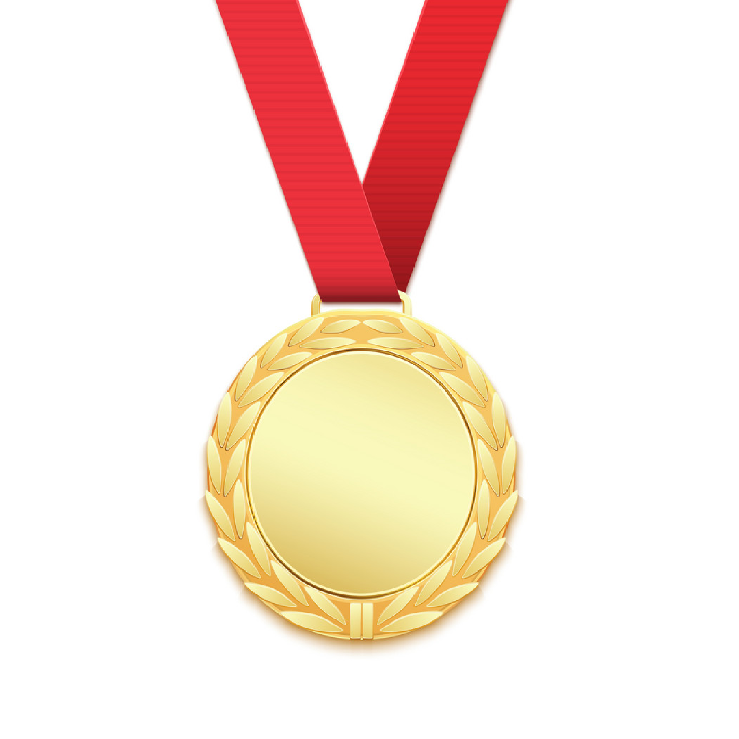 Customized Shiny Gold Plated Zinc Alloy Medal 2