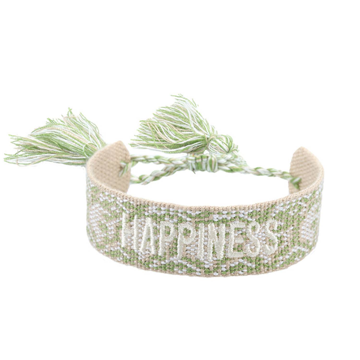 Handmade Embroidered Tassel Adjustable Bracelet 2