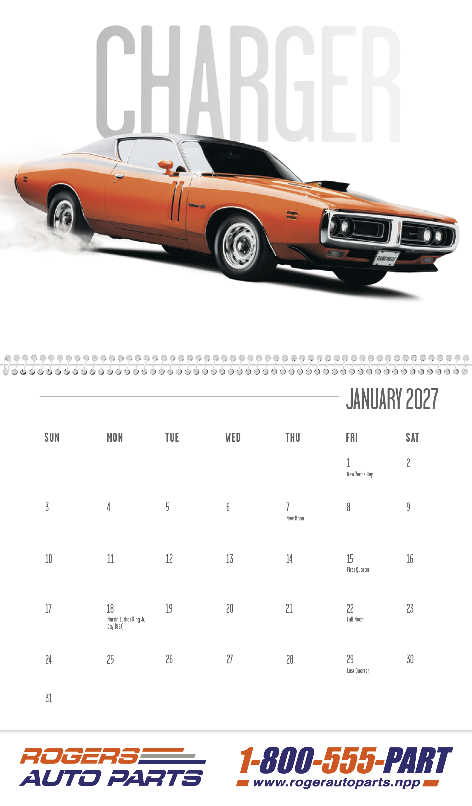 Triumph® Calendars Classic Muscle Cars Calendar 51