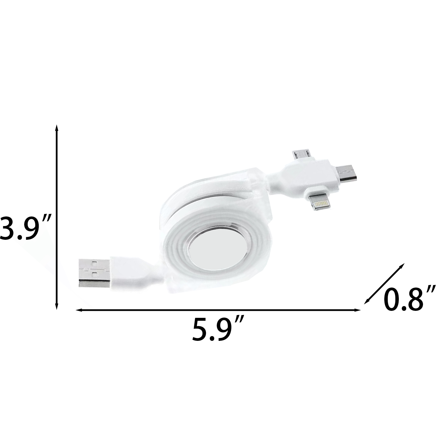 3 in 1 Stretchable Data Cable 7