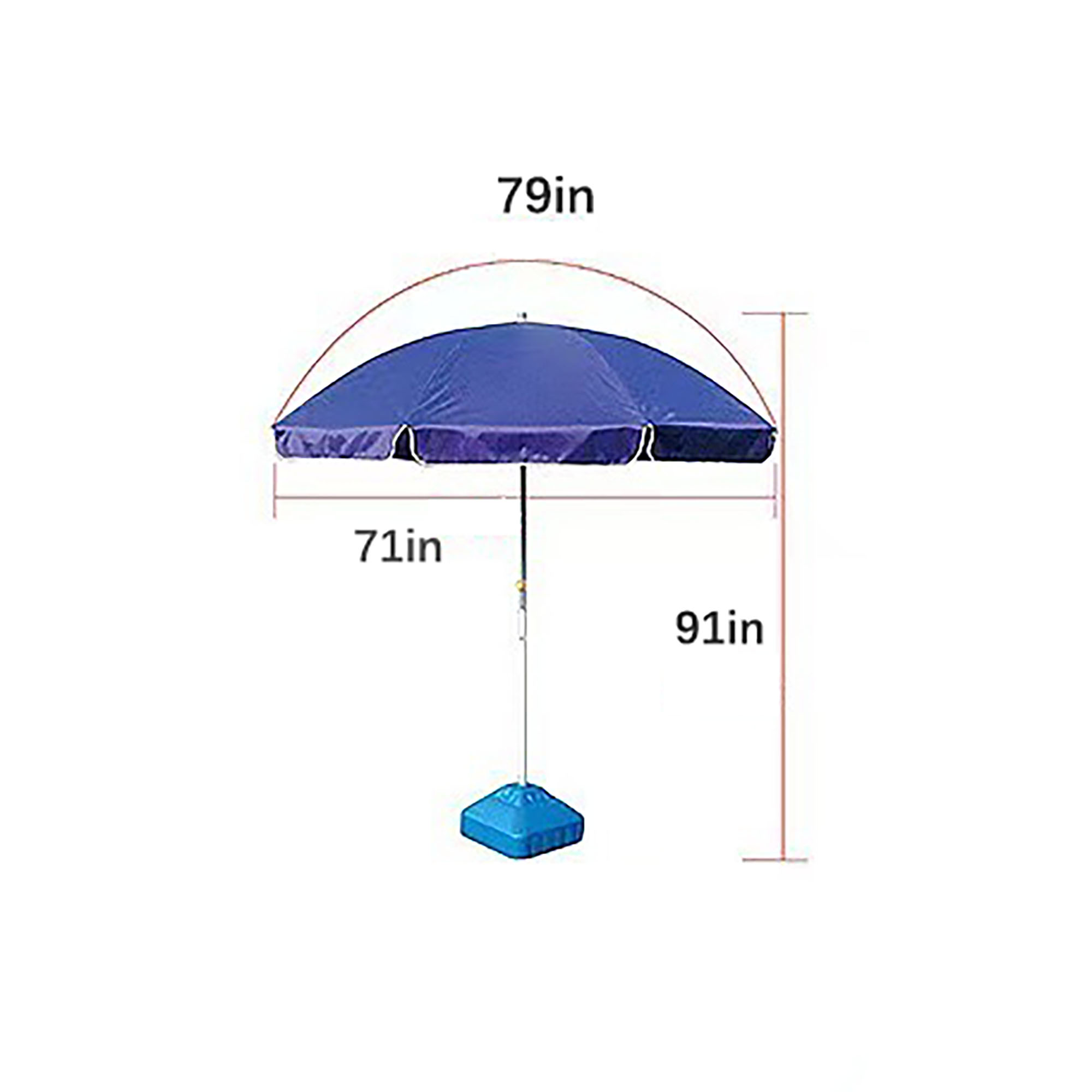 Adjustable Shade Beach Umbrella 5