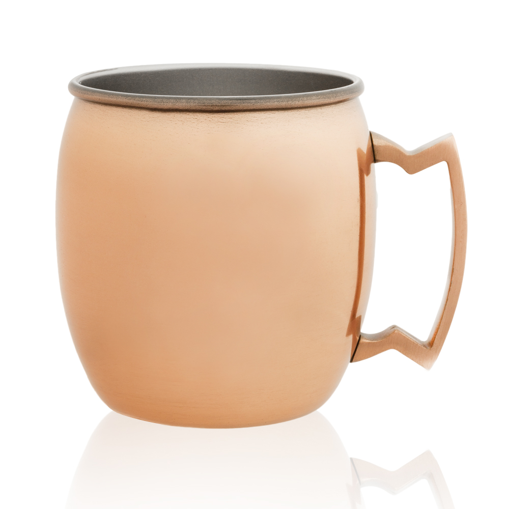 16 oz Copper Coated Moscow Mule Mug 4