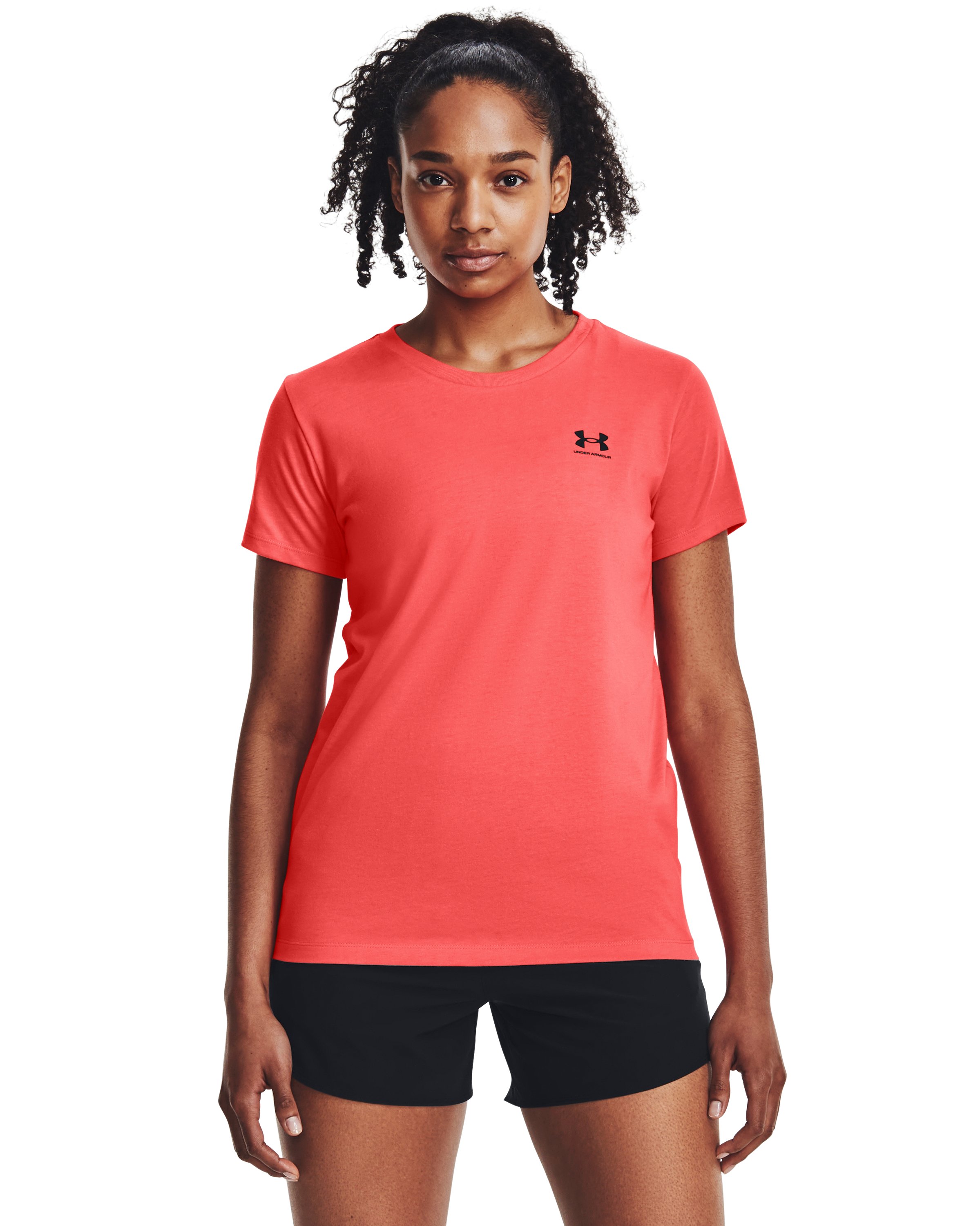 Women's UA Left Chest Logo Short Sleeve 3