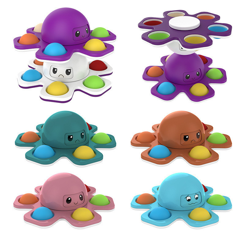 Octopus Face-Changing Bubble Sensory Toy 16