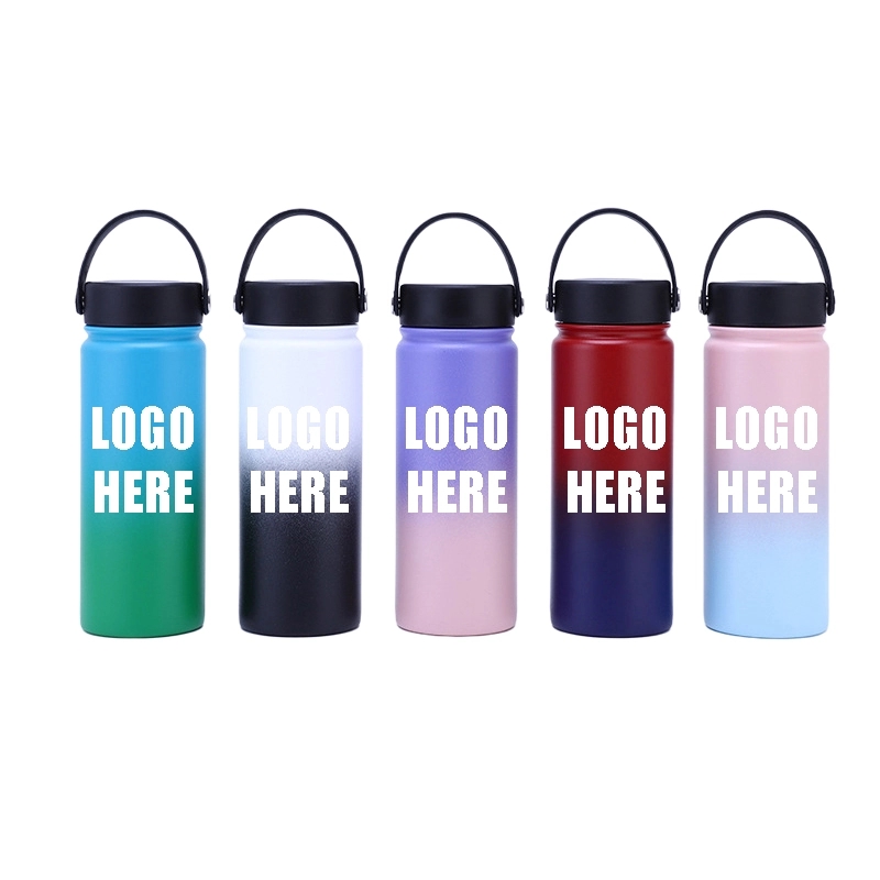 Custom 18 oz Stainless Steel Vacuum Insulated Water Bottle, custom water bottle with logo imprint 2