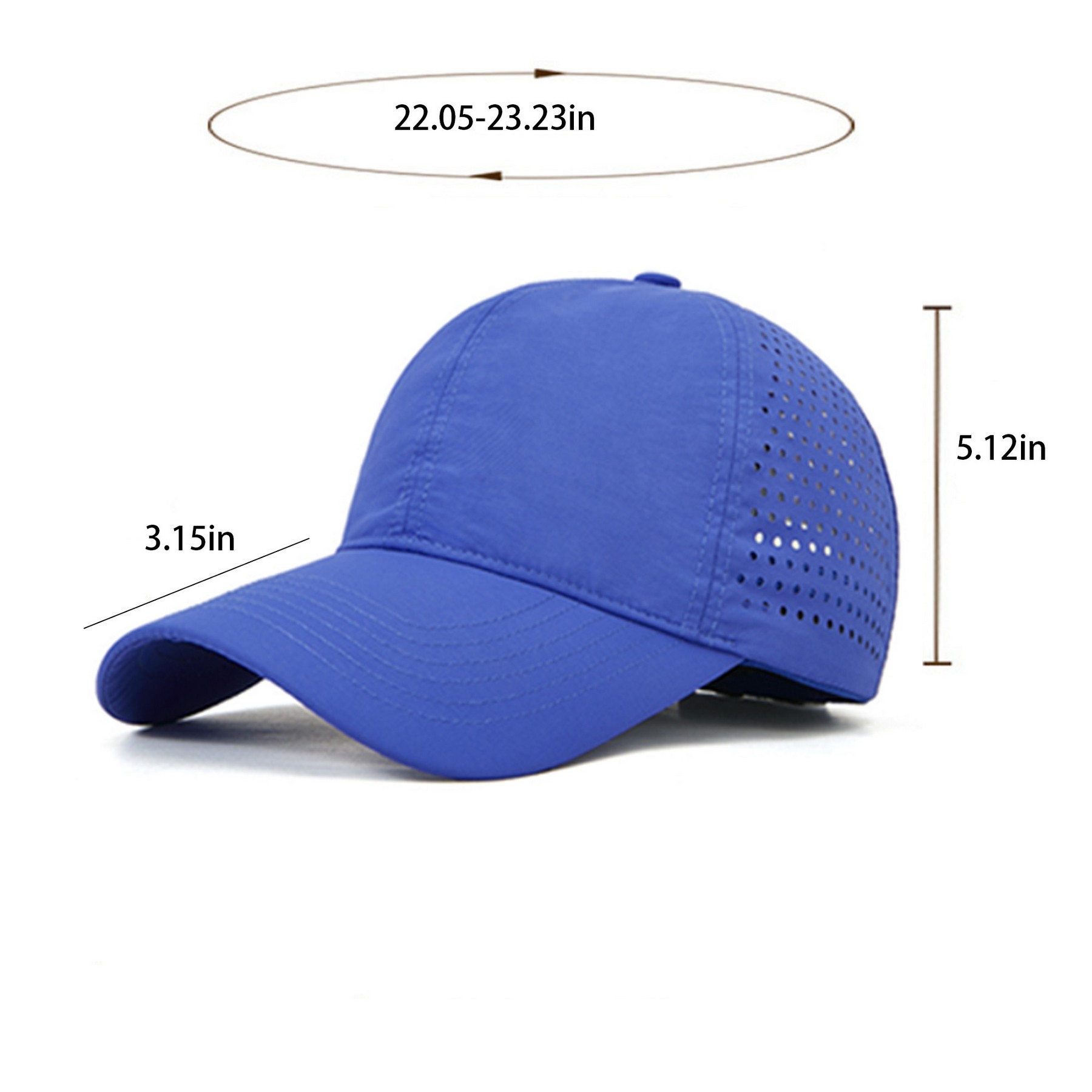 Summer Head Enclosure Baseball Peaked Cap 2