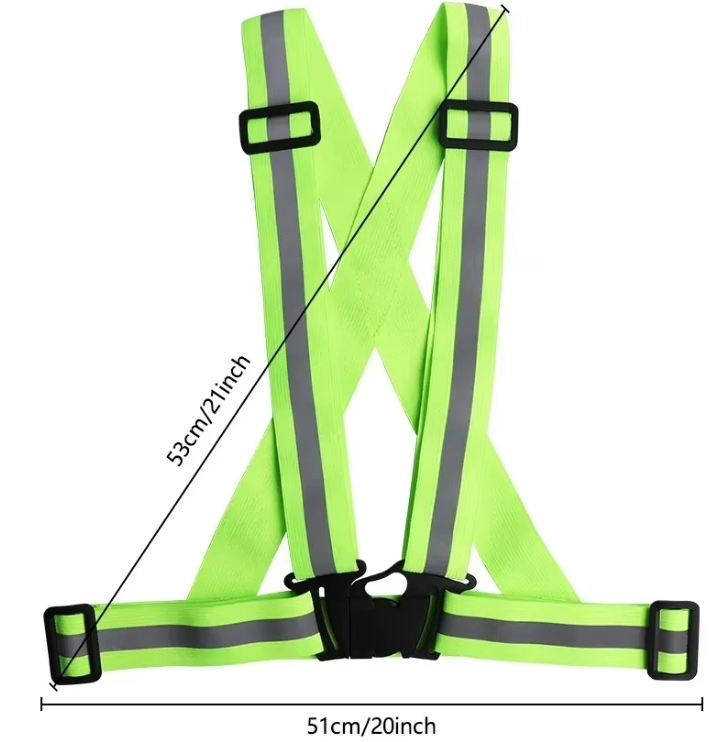 Adjustable Elastic Safety Reflective Vest 4