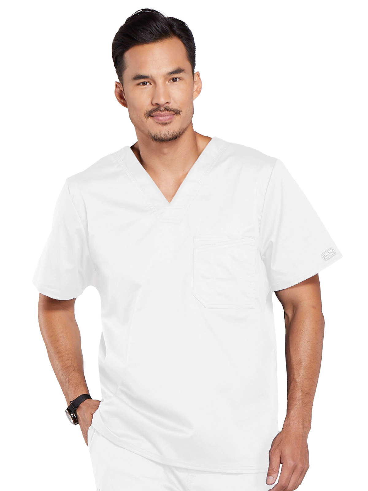 Cherokee - Workwear Core Stretch - Men's 1-Pocket Tuckable V-Neck Top 24