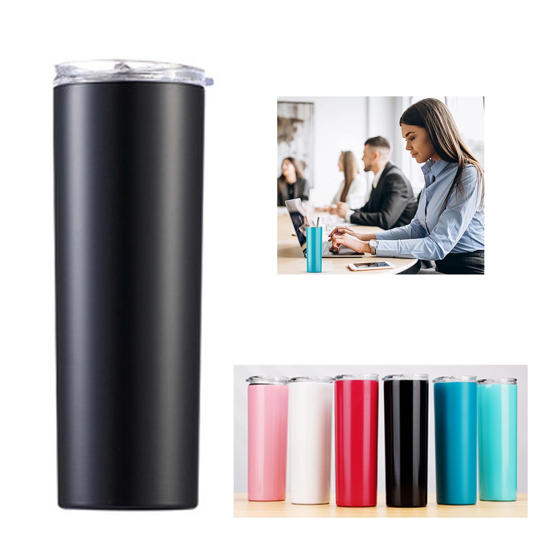Stainless Steel Skinny Tumblers 2