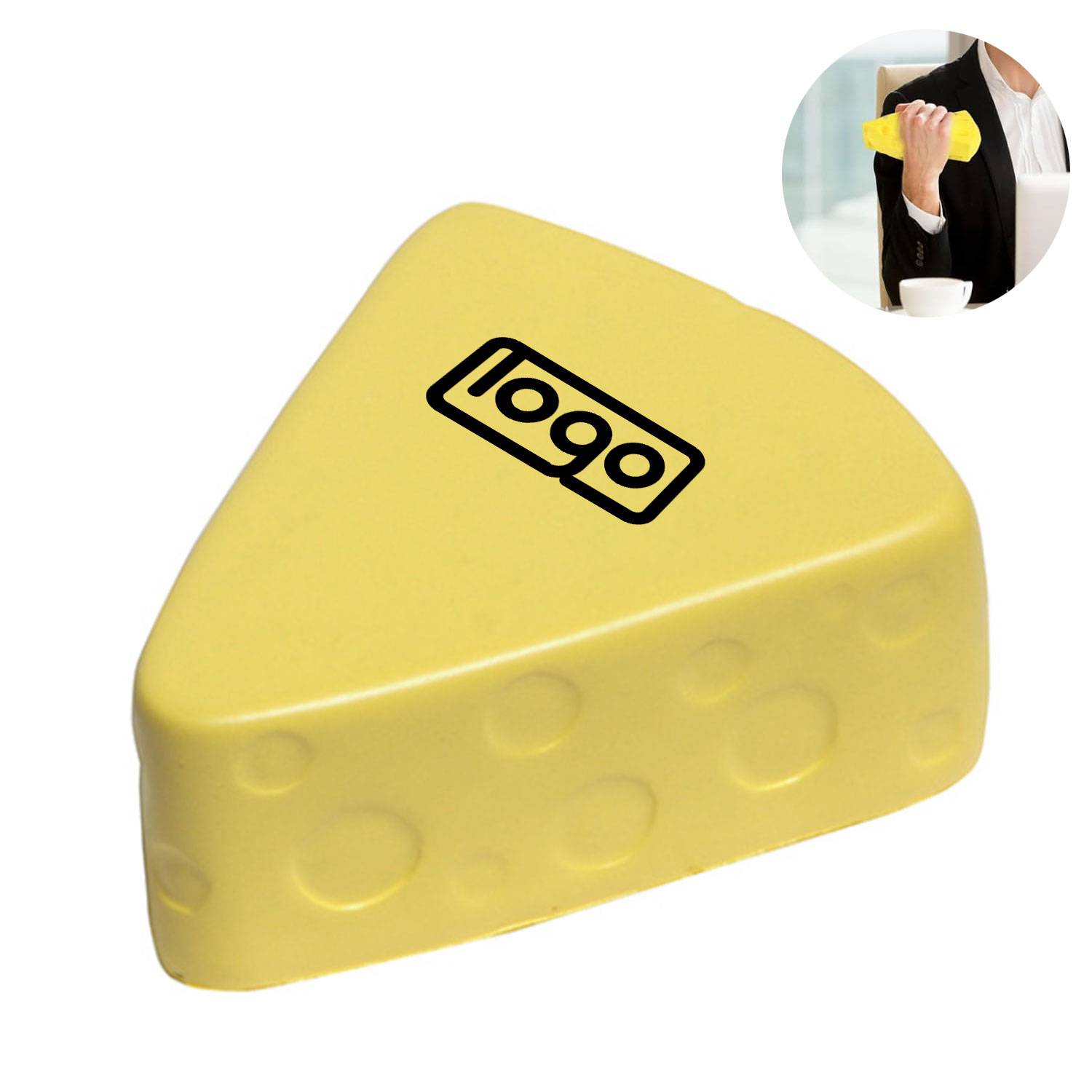 PU Foam Cheese Stress Reliever Toys 4
