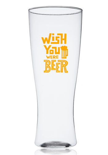 12 oz. Reserv Plastic Pilsner Glasses