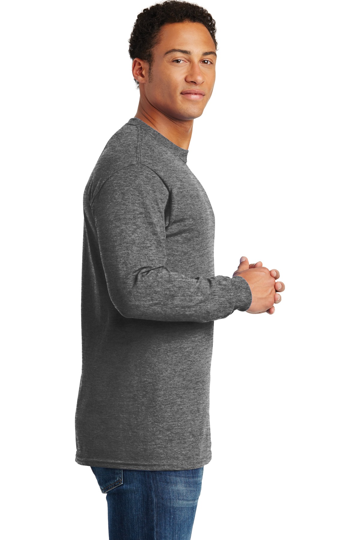 Gildan - Heavy Cotton 100% Cotton Long Sleeve T-Shirt. 5400 13
