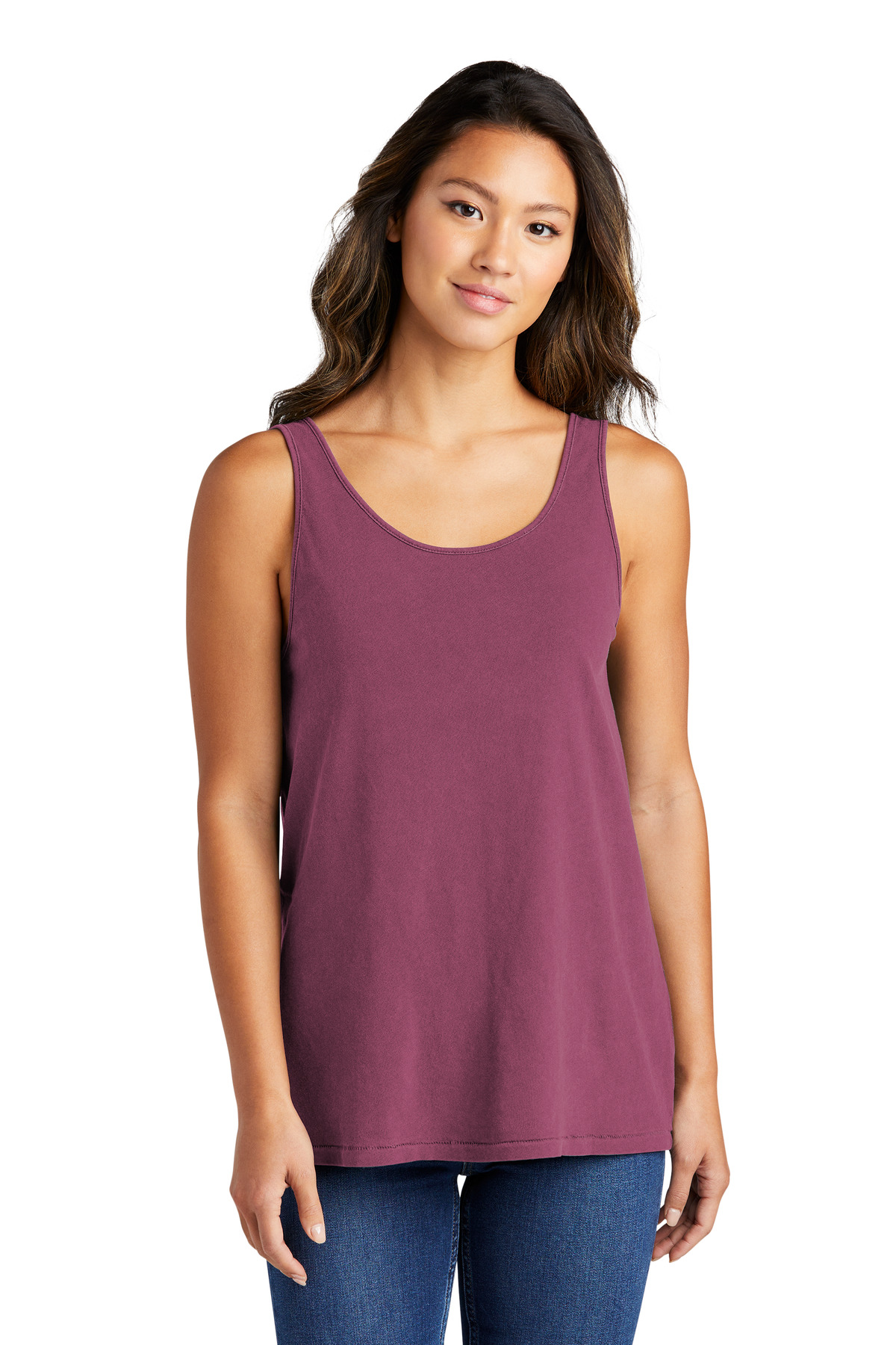 Port & Co Women's Beach Wash Garment-Dyed Tank LPC099TT 59