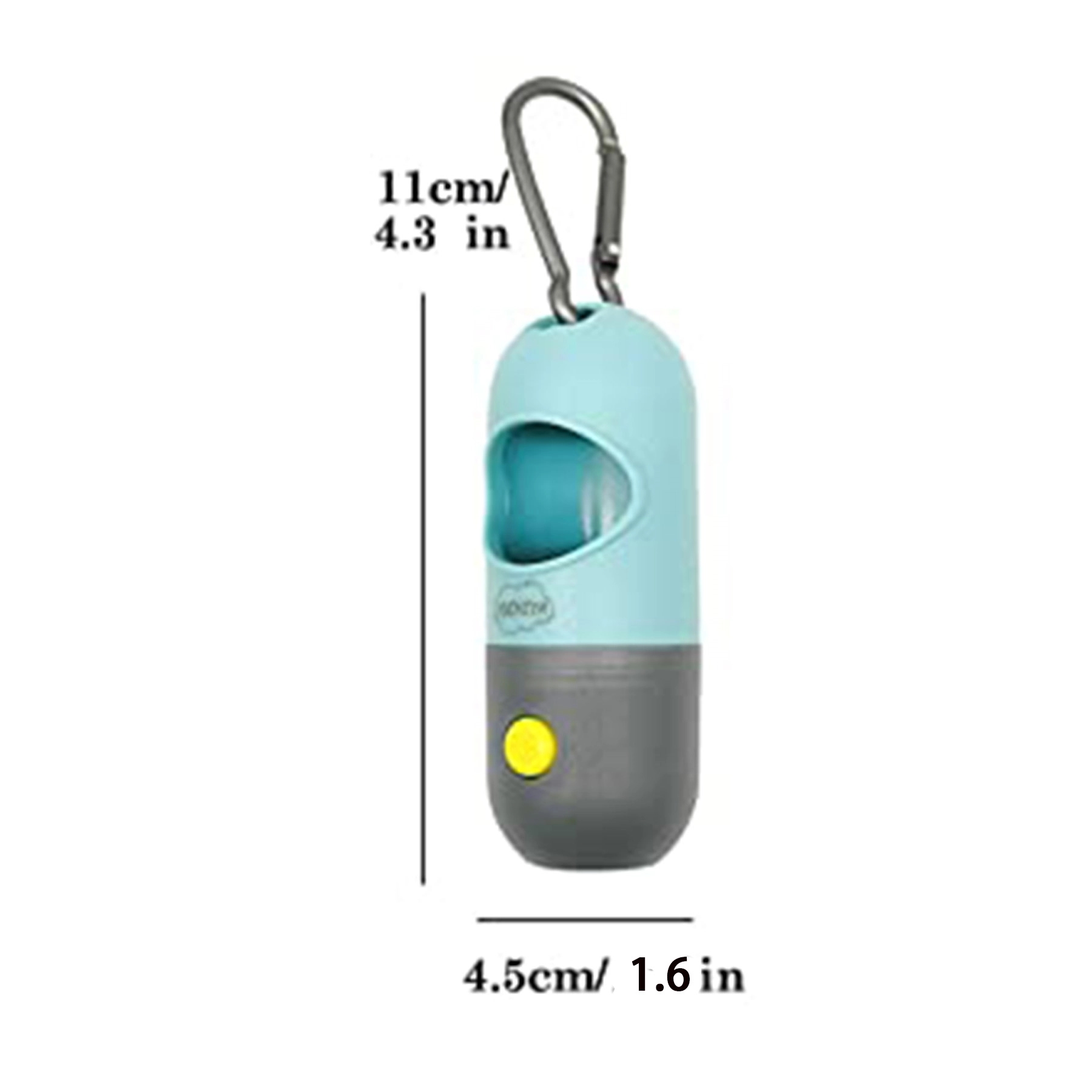 Dog Poop Bags Holder with LED Flashlight 4